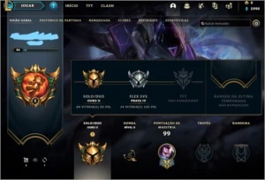 Conta smurf league of legends LOL