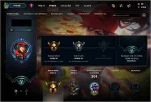 CONTA LOL: COM 79 SKINS - 112 CHAMPIONS - BORDA PLATINA - League of Legends