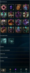 CONTA LOL: COM 79 SKINS - 112 CHAMPIONS - BORDA PLATINA - League of Legends
