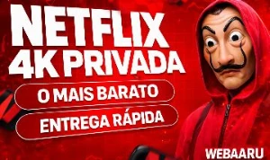 Netflix 4K - Tela Privada Exclusiva Por 30 Dias + Brinde! - Assinaturas e Premium