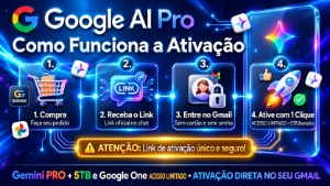 Google Gemini Pro + 5Tb Google One Link Oficial | 30 DIAS - Assinaturas e Premium