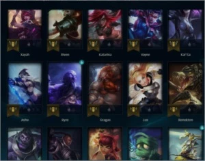 CONTA UNRANKED EX PLATINA - League of Legends LOL