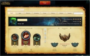 CONTA DE LOL BRONZE IV+36 CAMPEÕES+4 SKINS+2000 ESSÊNCIAS - League of Legends