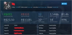 Steam lvl 12 com vários jogos incluindo csgo, entre outros