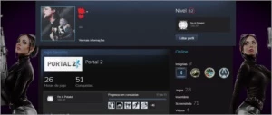 Steam lvl 12 com vários jogos incluindo csgo, entre outros