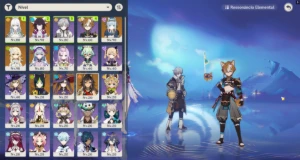 Genshin Impact Ar55 Columbina+Arma, Zibai+Arma, Ineffa+Arma