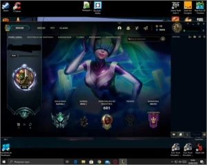 Conta League of legends, todos campeões 119 skin + sona dj LOL
