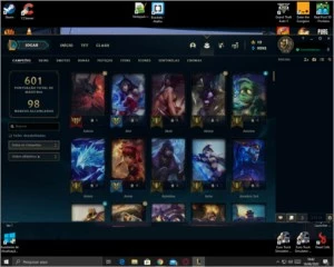 Conta League of legends, todos campeões 119 skin + sona dj LOL
