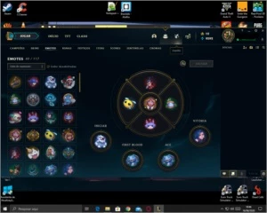 Conta League of legends, todos campeões 119 skin + sona dj LOL
