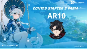 Contas de Genshin Impact starters com 1 personagem limitado