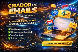 Gerador De Gmail, Hotmail, Yahoo Etc! - Entrega Automática