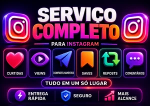 INSTAGRAM [CURTIDAS/REPOST/VIEWS/SAVES/COMPARTILHAMENTOS..] - Redes Sociais