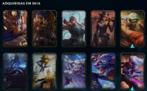 [SMURF&SKIN] Conta League of Legends 18 skins - Level 30