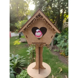 Casa de pássaro MDF, 12x13
