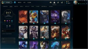 Conta de lol ouro 3 nivel 186, 217 skins - League of Legends