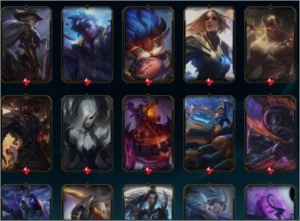 Conta de lol ouro 3 nivel 186, 217 skins - League of Legends