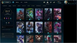 Conta de lol ouro 3 nivel 186, 217 skins - League of Legends