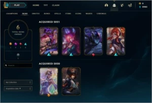 Conta LOL D1 Diamante 1 6 skins 37 champ - League of Legends