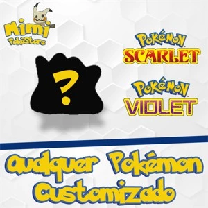 Qualquer Pokémon Shiny 6IVs Custom - Pokémon Scarlet Violet - Outros