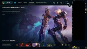 CONTA LOL GOLD 1--102 CAMPEÕES E 42 SKINS + AATROX VITORIOSO - League of Legends