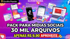 Pack Com Mais De 30 Mil Imagens Editaveis para Redes Sociais