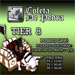 Conta com COLETA DE PEDRA T8 - Albion Online