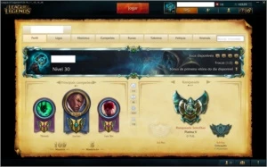 Conta League of Legends Platina Smurf LOL