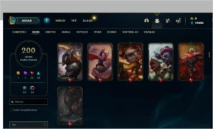 Conta de LoL Nivel 204 com 193 skins +17cromas+ 149 campeões - League of Legends