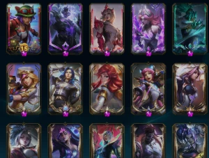 Conta LOL + TFT + VALORANT - nivel 497 Com varias skins rara - League of Legends