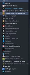 Conta Steam com muitos jogos
