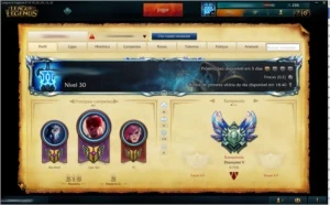 Conta League of Legends Diamante V (Com Borda), skins raras LOL