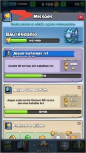 CONTA CLASH ROYALE