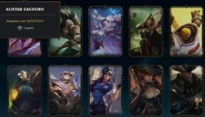 Vendo conta de lol esmeralda 3 com 375 skins - League of Legends