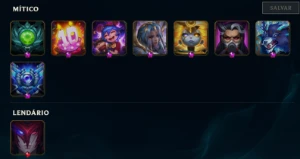 Vendo conta de lol esmeralda 3 com 375 skins - League of Legends