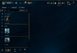 Unranked com 30 Champs e 7 Skins - League of Legends LOL