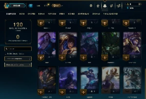 Unranked com 30 Champs e 7 Skins - League of Legends LOL