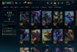 Unranked com 30 Champs e 7 Skins - League of Legends LOL