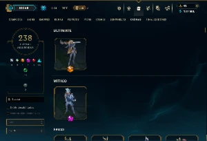 Bronze 4 com TODOS os Champs e 557 Skins +12 Prestigios - League of Legends LOL