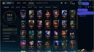 CONTA NVL 95 COM 40K EA 57 CHAMPS E 18 SKINS POR R$86,99 - League of Legends LOL