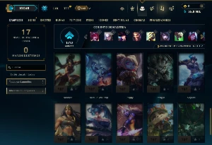 Platina 4 com 31 Champs e 3 Skins - League of Legends LOL