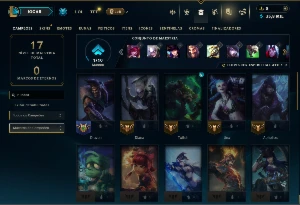 Platina 4 com 31 Champs e 3 Skins - League of Legends LOL