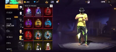 Conta De Free Fire Sem Uso, 1 Punho + Itens Valiosos