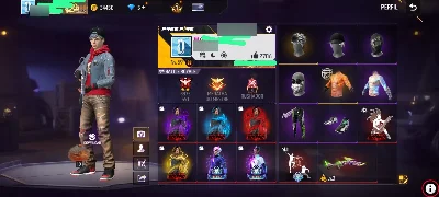 Conta De Free Fire Sem Uso, 1 Punho + Itens Valiosos