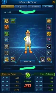 Conta DMO - Digimon Masters Online