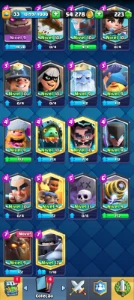 Conta royale, todas as lendárias, 5300+ de trofeus, Torre 12 - Clash Royale