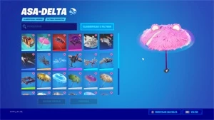 Conta com 200 skins, minty, skins raras e + - Fortnite