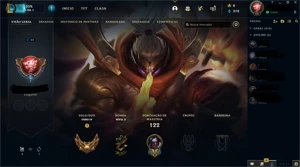 Conta gold todos os dados de criação - League of Legends LOL