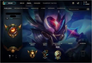 Conta LOL Gold III - 111 Champions, 31 skins, 27k Essência - League of Legends
