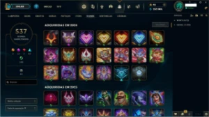 Conta Lol - 648 Skins / 232K Ea / Esmeralda 4 - League of Legends