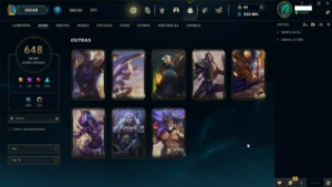 Conta Lol - 648 Skins / 232K Ea / Esmeralda 4 - League of Legends